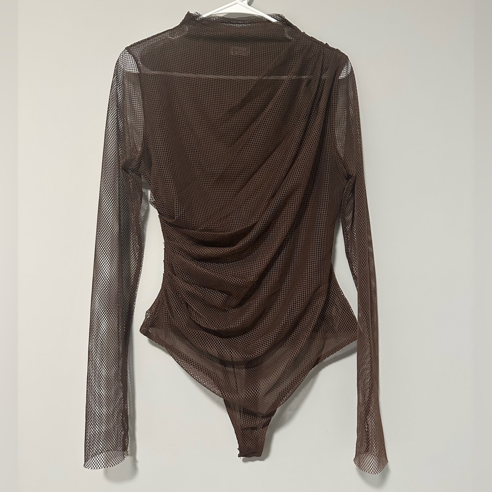 NWOT Free People On My Way Bodysuit - Brown - Picture 3 of 7